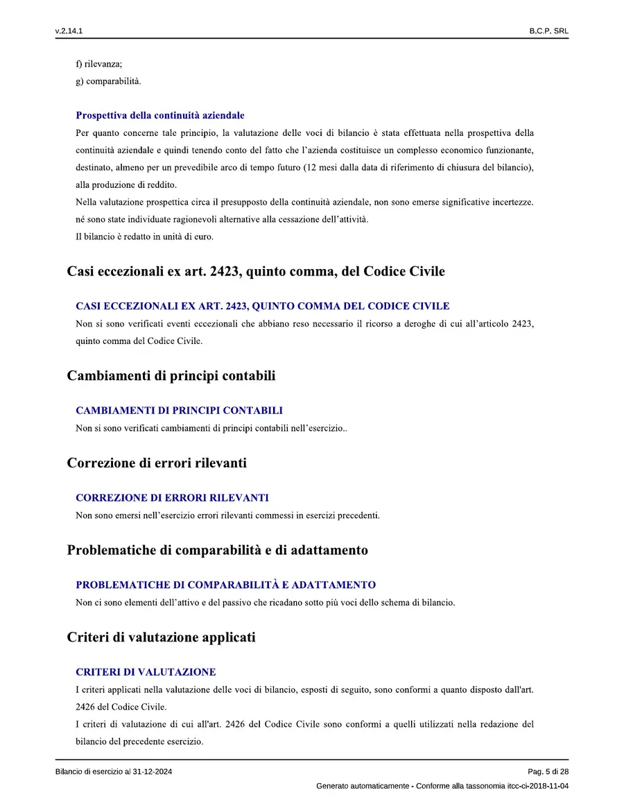 Bilancio — pagina 5 di 28