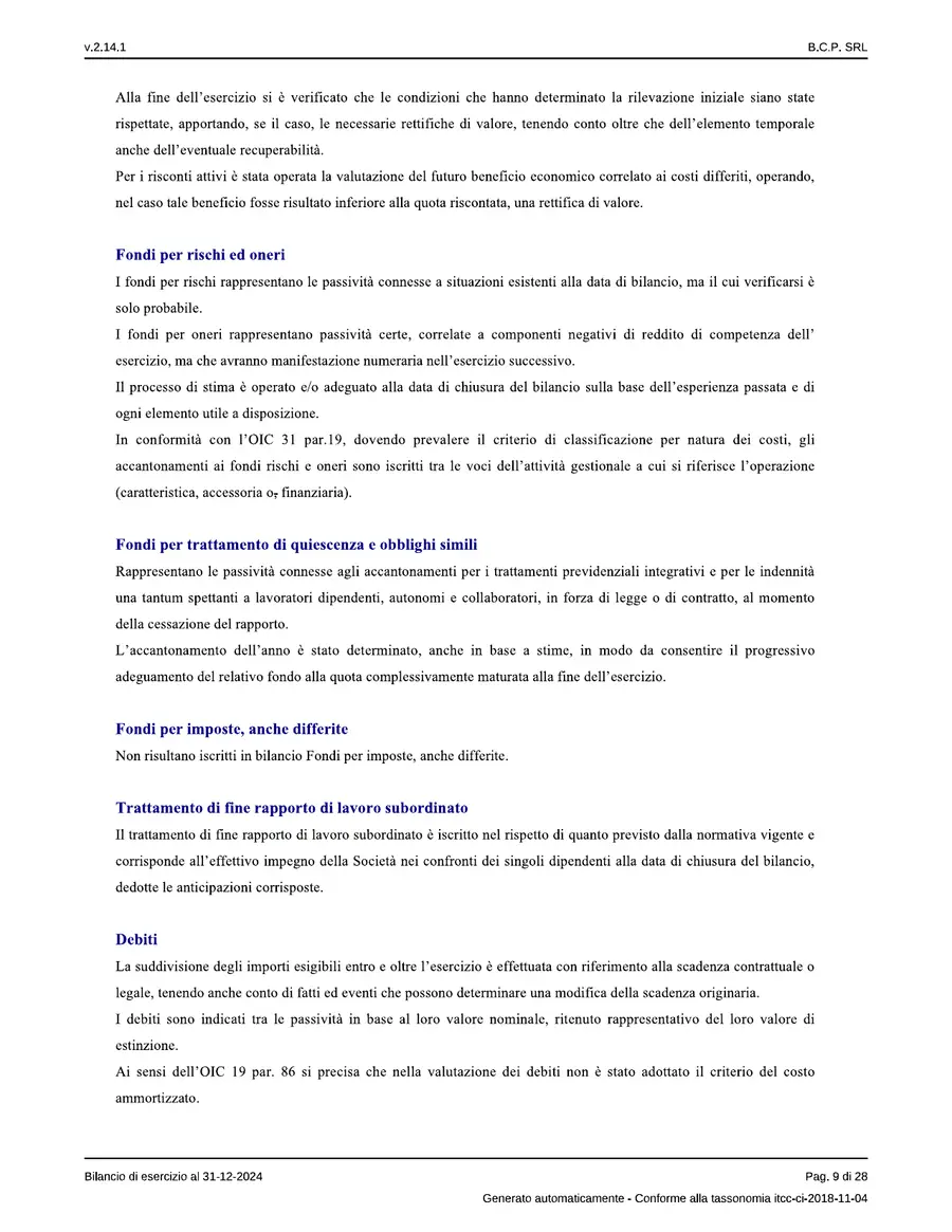 Bilancio — pagina 9 di 28