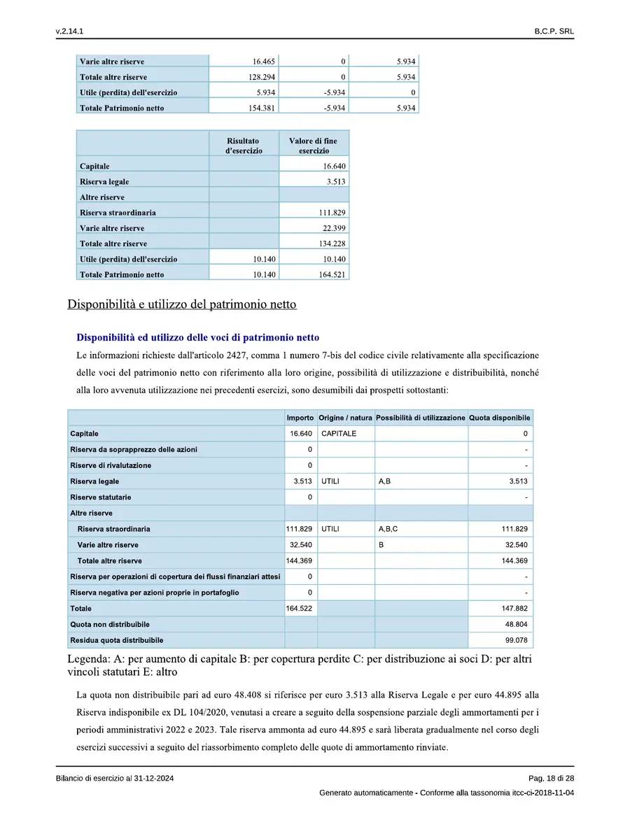 Bilancio — pagina 18 di 28