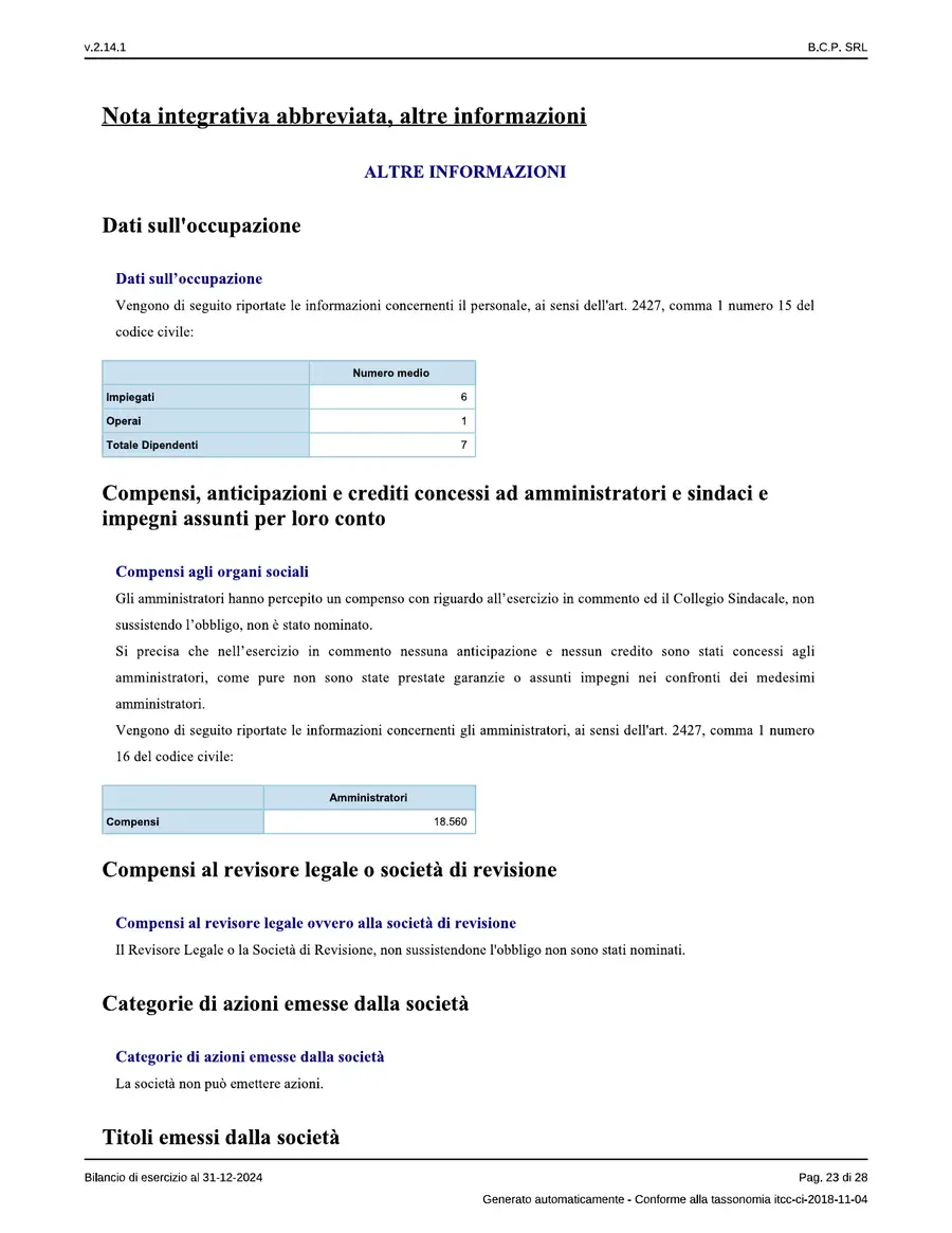 Bilancio — pagina 23 di 28