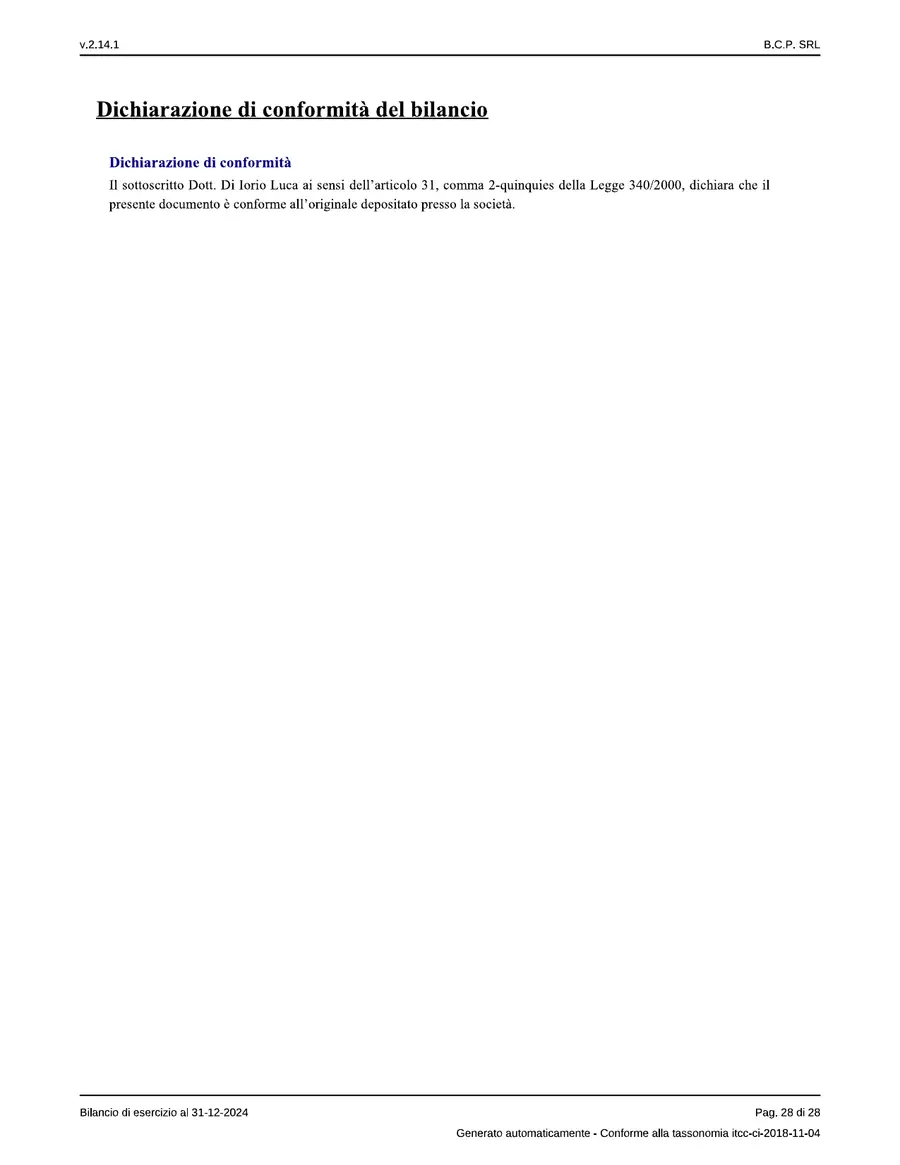 Bilancio — pagina 28 di 28